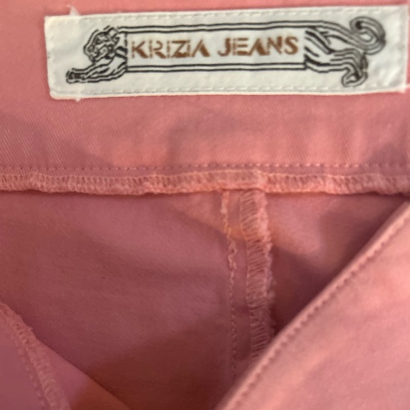 Krizia Jeans US size 10 stretch side zipper pink - Picture 5 of 6